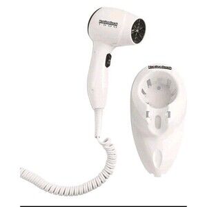 HAMILTON BEACH 8301 Wall Mount 1500 Watt Hair Dryer White With Night Light